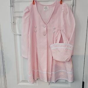 Elegant Pink Kids Formal Dress with Matching Bag Jenny size 5